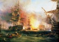 Bombardeo de Argel 1816 por buques de guerra Chambers